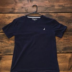 Boys navy blue Nautica T-shirt.
